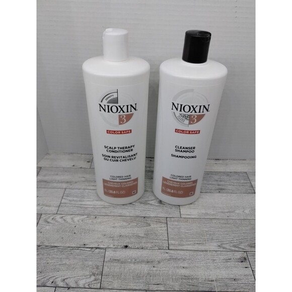 Nioxin System 3 Cleanser + Scalp Therapy, Fine Hair Liter Set main image 5